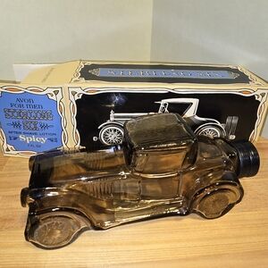 Avon Sterling Six Car Aftershave Bottle in Brown Glass